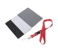 Uonlytech Tarjeta Gris para Fotografía Tarjeta De Balance De Exposición para Comprobador De Película Estudio o Exteriores De