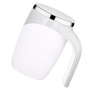 Uonlytech Taza Autoagitadora de Acero Inoxidable 304 de 380ml Tecnología Magnética para Mezclar Café y Leche en Oficina o Casa