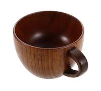 Uonlytech Taza medidora de arroz: Taza medidora de agua de 150 ml, cuchara de madera, herramienta con asa - Repuesto de de arroz, herramientas de medición de panadería de madera para cocina