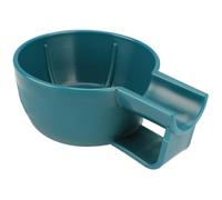 Uonlytech Tazón para Crema de Afeitar Azul de Plástico, Cuenco Profundo Anti-caídas Boca Ancha, Recipiente Multiusos para Jabón de Afeitar, Adecuado para Afeitado en Casa y Viaje