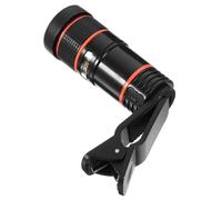 Uonlytech Teleobjetivo para Celular Lente Monocular con Zoom y Larga Distancia Focal Compatible con Smartphone Incluye Clip Paño De Limpieza y Lente De Alta Definición Negra