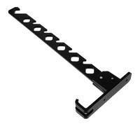 Uonlytech Tendedero de Pared Plegable de Metal Negro Soporte para Colgar Ropa en Balcón Dormitorio o Lavandería Ahorro de Espacio Resistente y Práctico