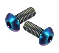 Uonlytech Tornillos de con Arandelas M5 X 12 Mm Alta Resistencia y Diseño Detallado, 2 Piezas para Botella de Agua para Portabidones de Bicicleta