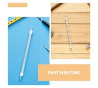 Uonlytech Tubo Calefactor de Cuarzo Enchufable 23 CM 6 Piezas Elemento de Varilla Infrarrojo Lejano para Repuesto de Calentador Eléctrico Alambre Calefactor para Estufa y Horno Eléctrico