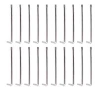 Uooduby 20X Brazo una Prueba de Manipulaciones Torx Star Key Wrench Plata, T25 100mm