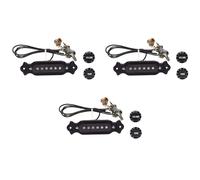 Uooduby 3X Fonocaptor de Bobina Simple de 6 Cuerdas Precableada Arnés con Potenciómetros de Volumen Y Tono para Guitarra Eléctrica Caja de Cigarro