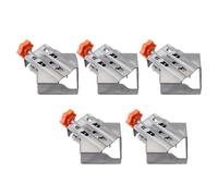 Uooduby 5 Piezas Abrazadera de áNgulo Recto de 90 ° Abrazadera de Posicionamiento RáPido Clips de FijacióN de Tipo Cerrado Clips de Abrazadera de FijacióN Localizador de Acero Inoxidable