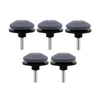 Uooduby 5PCS Afilador Cuchillas Opacas para Cortacésped, Herramienta Afilador Cuchillas para Cortadoras Césped, Afiladores Cuchillas Universales para Cortadoras Césped, Negro