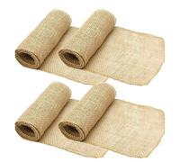 Uooduby 6 Rollos Arpillera Natural para Envolver Árboles, Tela Arpillera Protectora para Troncos Árboles para Jardinería en Invierno Que Mantiene las Plantas Calientes 20 X 450 cm