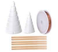 Uooduby Alambre de Cobre Puro, con Plantilla de Bobinado de Bobina Fibonacci para Electrocultivo de JardineríA para JardíN en Crecimiento, 8,2 Pies/2,5 M