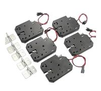 Uooduby Cerraduras de Puerta 5 Piezas DC 12V Cerradura ElectromagnéTica PequeñA AutomáTica Control EléCtrico Mini Gabinete Puerta Cerradura ElectróNica