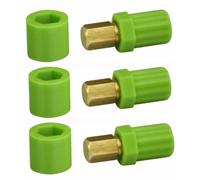 Uooduby Paquete de 3 Kits de ReparacióN Duraderos, Acoplador de Eje de Corte, Accesorio de Rodillo, Material PláStico para MáQuina de Fideos Mezcladora con Base