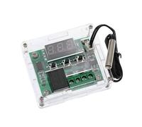 Uooduby Placa de Control de Termostato Digital W1209 RED Digital DC 12V, -50 A 100 ℃, Placa de Interruptor de Sensor A Prueba de Agua con Estuche
