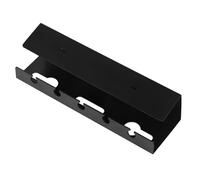 Uooduby Portacables Debajo la Mesa, Administra los Cables la Placa Alimentación, Fijación del Enchufe del Escritorio la Computadora Sin Perforar, Estante Almacenamiento Negro