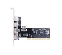 Uooduby Tarjeta de Expansión PCI Tarjeta de Expansión PCI A 5 Puertos USB 2.0 Hub de Alta Velocidad de 480 Mbps Sin Controlador para Computadora de Escritorio