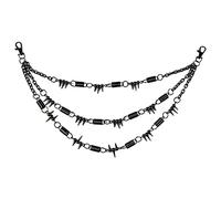 UOOM Hip Hop Punk Cadena de Pantalones Moda Cartera Cadena Llavero (PK6004)