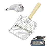 UOPJDD 1 Piece of Metal Cat Litter Shovel, Pet Supplies, Cat Feces Cleaning Tools, Portable Cat Litter Shovel.