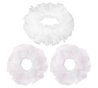 UOPJDD 1 Pieza De Bufanda De Tul Y 2 Anillos para El Cabello De Malla, Accesorios De Ropa De rol, Accesorios para Ropa De Fiesta, Accesorios Elees Y Minimalistas.