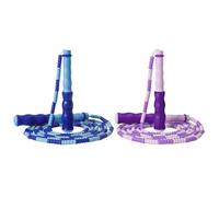 UOPJDD 2 Piezas De Cuerda De Omisión Infantil, Creatividad De Bambú De Cuentas Suaves Que Salta Una Cuerda, Cómoda, Ajustable, Artículos Deportivos Y Equipos De Fitness.