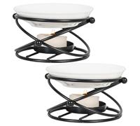 UOPJDD 2 Piezas Horno De Aromaterapia, Adornos De Escritorio, Decoraciones para El Hogar, Quemador De Aceite Esencial, Difusor De Aroma.