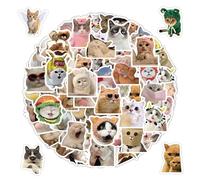 UOPJDD 200 Pegatinas para Gatos, Lindas Calcomanías De Animales, Pegatinas Divertidas, Decorar Diarios, Botellas De Agua, Maletas.