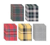 UOPJDD 25 Piezas De Cuadros Rectangulares, Parches De Tela Planchados, Accesorios De Ropa, Parches Clásicos De Tela Versátiles Y Parches De Reparación De Ropa.