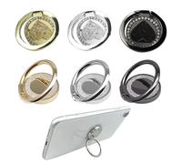 UOPJDD 6 Piezas De Hebilla De Anillo De Metal, Soporte De Teléfono Móvil Portátil, Accesorios para Teléfonos Móviles, Soporte De Anillo Redondo.