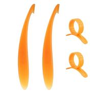 UOPJDD Peeler De 2 Piezas De Manejo Largo Y 2 Piezas De Estilo De Anillo, Herramientas Creativas De Pelado, Suministros De Cocina, Pelado De Frutas.