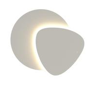 UOPYNE 10W Acrylic Wall Light Fixture, Hardwired Modern Sconce for Bedroom Living Room Hallway Stairway, White Indoor Lamp for Home Lighting