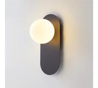 UOPYNE American Industrial Bedroom Wall Sconces Vintage Glass Ball Living Room Light G9 Base Stairs Lamps for Bathroom Vanity Mirror Porch