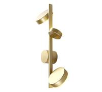 UOPYNE Gold/Black Nordic Wall Sconces Industrial Lamps with Acrylic Shade 7W Bathroom Mount Light Fixtures for Stairs Aisle Balcony Vanity