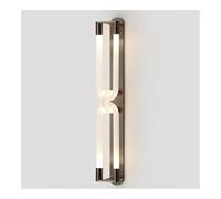 UOPYNE Gold Industrial Wall Sconces, Clear Cylinder Acrylic Shade Lamp, Vanity Light Fixture for Bedroom, Living Room, Hallway or Stairway Lighting