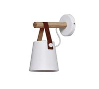 UOPYNE Industrial Wood Bedroom Wall Sconces Creative Iron Living Room Mount Lights E26/E27 Base Stairs Lamps for Kids Study Toys