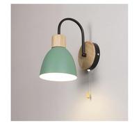 UOPYNE Modern Iron Bedroom Wall Sconces Creative Wood Living Room Lamps E26/E27 Base Stairs Mount Light Fixture for for Kids StudyToys