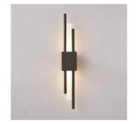 UOPYNE Modern Minimalist Bedroom Wall Sconce 3 Color Dimming Metal Bathroom Mount Light Fixtures Living Room Stairs Aisle Balcony Lamps