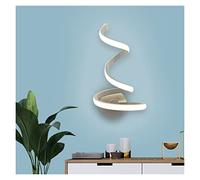 UOPYNE Modern Spiral Design Wall Sconce Acrylic Shade Light 12W Neutral white light 4000K Lamps for Living Room Bedroom Mount Lighting