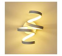 UOPYNE Modern Spiral Design Wall Sconce Acrylic Shade Light 12W Neutral white light 4000K Lamps for Living Room Bedroom Mount Lighting