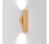 UOPYNE Modern Wall Sconces Interior Farmhouse Wood Lamps Up and Down Lighting Mount Light Fixtures for Coffee Bar Balcony Entrance Bedside