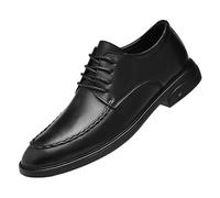UOPYNE Vestido Oxford Zapatos Formales for Hombres con Cordones Gorra Trabajo Diseño del Dedo del Pie Cuero Francés Boda Antideslizante(Noir,41 EU)