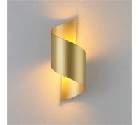 UOPYNE Vintage Brass Finish Industrial Wall Sconces Creative spiral Dining Room Kitchen Lamps & E26/E27 Base Living Lighting for Bedroom Stairs Aisle Balcony