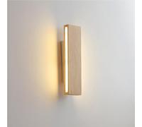 UOPYNE Wood Hallway Wall Lighting Fixture Japanese Minimalist Indoor Metal Vanity Sconces for Bedroom Bathroom Doorway