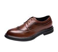 UOPYNE Zapatos Cuero Transpirables for Hombres Oxfords Formales Negocios Informales Modernos Regalo San Valentín Lujo for