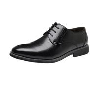 UOPYNE Zapatos Esmoquin for Hombres Vestido clásico Punta Puntiaguda Cuero con Cordones Oxford