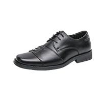 UOPYNE Zapatos Formales Cuero for Hombre, con Punta ala y Cordones, caña Baja, for Boda, graduación, Fiesta, Goma Antideslizante, Estilo Informal Lujo.(Noir,43 EU)