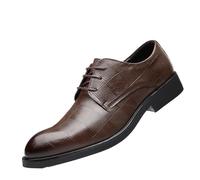 UOPYNE Zapatos Oficina Informales Diarios for Hombres Formales Cuero con Ascensor Invisible for Oxford for Bodas