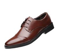 UOPYNE Zapatos Oxford for Hombre Vestido Cuero Informal for Negocios clásicos con Cordones