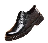 UOPYNE Zapatos Oxford Vestir con Plataforma Lujo for Hombre, Ideales for Fiestas, Bailes graduación y Negocios Informales, Resistentes al Desgaste, Estilo Comodidad