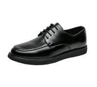 UOPYNE Zapatos Oxford Vestir Cuero clásicos, cómodos y Modernos con Cordones for Hombre, Estilo Informal, Formal, for Conducir