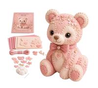 Uoqpty 3D Felt Handmade Figurines - Sewing Animal Handmade Kit, Creative Sewing Kit For Enthusiasts Birthday Party Holiday Home Indoor Activity Development