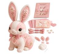 Uoqpty 3D Felt Handmade Figurines - Sewing Animal Handmade Kit, Creative Sewing Kit For Enthusiasts Birthday Party Holiday Home Indoor Activity Development